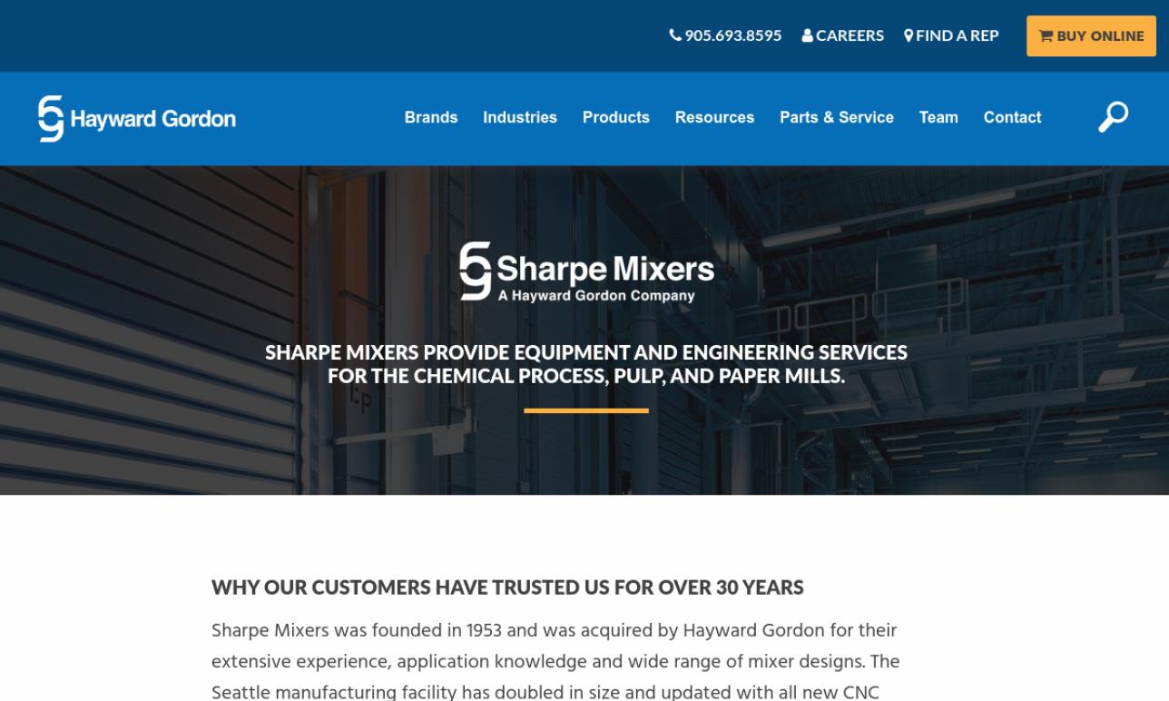Sharpe Mixers