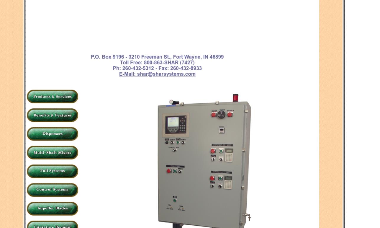 Shar Systems, Inc. Industrial Mixers